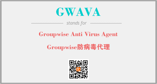 GWAVA - Groupwise Anti Virus Agent
