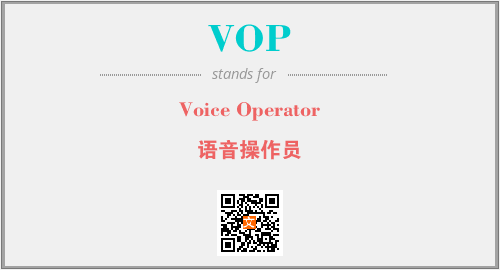 VOP - Voice Operator