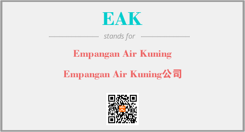 EAK - Empangan Air Kuning